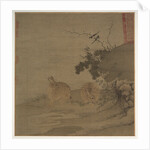 Magpies and Wild Rabbits, 1200s by Li Yong