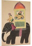 Mahant of Tarakeshwar Rides on an Elephant, 1800s by Unknown