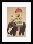Mahant of Tarakeshwar Rides on an Elephant, 1800s by Unknown
