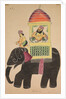 Mahant of Tarakeshwar Rides on an Elephant, 1800s by Unknown