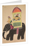 Mahant of Tarakeshwar Rides on an Elephant, 1800s by Unknown