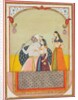 Maharaja Sri Anand Singhji and his consort, 1729 by Ustad Murad
