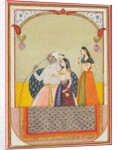 Maharaja Sri Anand Singhji and his consort, 1729 by Ustad Murad