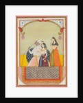 Maharaja Sri Anand Singhji and his consort, 1729 by Ustad Murad