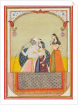 Maharaja Sri Anand Singhji and his consort, 1729 by Ustad Murad