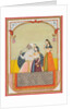 Maharaja Sri Anand Singhji and his consort, 1729 by Ustad Murad