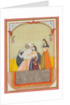 Maharaja Sri Anand Singhji and his consort, 1729 by Ustad Murad