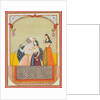 Maharaja Sri Anand Singhji and his consort, 1729 by Ustad Murad
