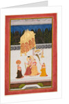 Maharana Ari Singh and his consort on a terrace, c. 1761 by Unknown