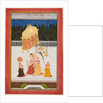 Maharana Ari Singh and his consort on a terrace, c. 1761 by Unknown
