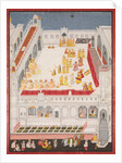 Maharana Jagat Singh Attending the Raslila, 1736 by Jai Ram (attributed to)