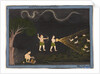 Maharana Jagat Singh dressed as a Bhil, hunting deer at night, c. 1735-40 by Unknown