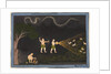 Maharana Jagat Singh dressed as a Bhil, hunting deer at night, c. 1735-40 by Unknown