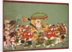Maharao Chattar Sal of Kota in a Palanquin, c. 1760 by Unknown