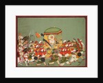 Maharao Chattar Sal of Kota in a Palanquin, c. 1760 by Unknown