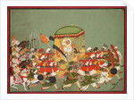 Maharao Chattar Sal of Kota in a Palanquin, c. 1760 by Unknown