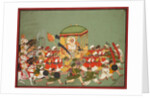Maharao Chattar Sal of Kota in a Palanquin, c. 1760 by Unknown