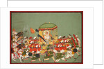 Maharao Chattar Sal of Kota in a Palanquin, c. 1760 by Unknown