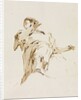 Male Figure Seen from Below, c. 1740s by Giovanni Battista Tiepolo