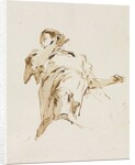 Male Figure Seen from Below, c. 1740s by Giovanni Battista Tiepolo