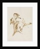 Male Figure Seen from Below, c. 1740s by Giovanni Battista Tiepolo