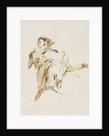 Male Figure Seen from Below, c. 1740s by Giovanni Battista Tiepolo