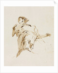 Male Figure Seen from Below, c. 1740s by Giovanni Battista Tiepolo