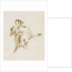 Male Figure Seen from Below, c. 1740s by Giovanni Battista Tiepolo