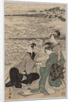 Man and Two Women at the Sea Shore, 1769-1825 by Utagawa Toyokuni