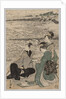 Man and Two Women at the Sea Shore, 1769-1825 by Utagawa Toyokuni