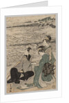 Man and Two Women at the Sea Shore, 1769-1825 by Utagawa Toyokuni