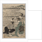 Man and Two Women at the Sea Shore, 1769-1825 by Utagawa Toyokuni