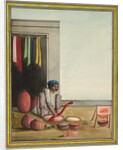 Man Dyeing Cloth, early 1830's by Unknown