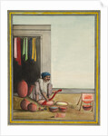 Man Dyeing Cloth, early 1830's by Unknown