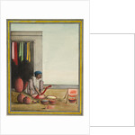 Man Dyeing Cloth, early 1830's by Unknown