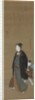 Man Strolling with a Boy Carrying Flowering Branch, c. 1810 by Kitagawa Fujimaro