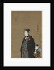Man Strolling with a Boy Carrying Flowering Branch, c. 1810 by Kitagawa Fujimaro