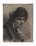 Man with a Fur Cap, c. 1730/40s by Giovanni Battista Piazzetta