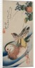 Mandarin Ducks and Flowering Plants, early or mid-1830s by Ando Hiroshige