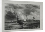 Marée basse, 1831 by Eugène Isabey