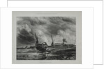 Marée basse, 1831 by Eugène Isabey