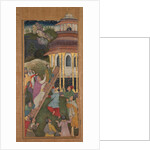Mary ascends the stairs to the temple, from a Mir?at al-quds…, 1602-1604 by Unknown