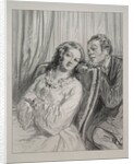 Masques et visages: Par-ci, par-la: Mame Beauminet, ta majeste…, 1857-58 by Paul Gavarni