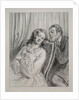 Masques et visages: Par-ci, par-la: Mame Beauminet, ta majeste…, 1857-58 by Paul Gavarni