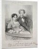 Masques et visages: Paric, par-la: Phèdre au Théâtre-Francais…, 1857-1858 by Paul Gavarni