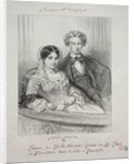 Masques et visages: Paric, par-la: Phèdre au Théâtre-Francais…, 1857-1858 by Paul Gavarni