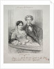 Masques et visages: Paric, par-la: Phèdre au Théâtre-Francais…, 1857-1858 by Paul Gavarni