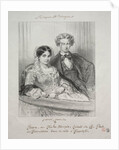 Masques et visages: Paric, par-la: Phèdre au Théâtre-Francais…, 1857-1858 by Paul Gavarni