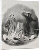 Matrimonial Customs: Ah! you think your wife does not provide enough for you, villian…, 1841 by Honoré Daumier; Aubert