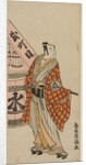 Matsumoto Koshiro IV as a Townsman Standing Beside a Water Barrel, c. 1770 by Torii Kiyomitsu